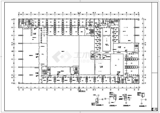 [江苏]50000㎡五层规划馆、艺术馆消防弱电图纸-图一