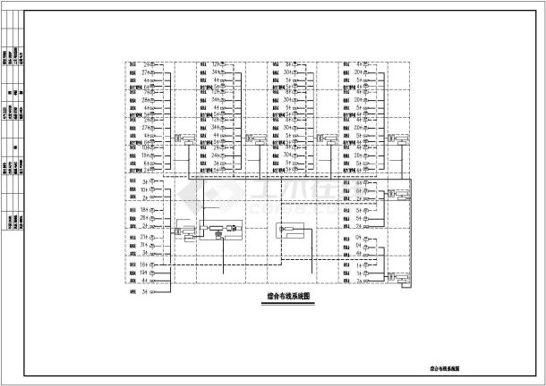 [湖南]24876㎡四层小学强弱电施工图（最新设计）-图一