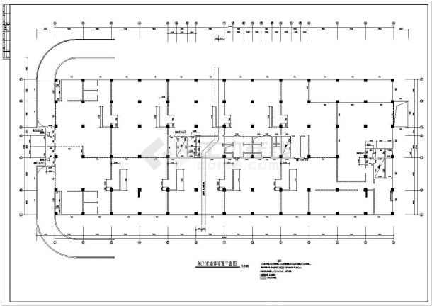 办公大厦建筑结构设计施工图（共8张）-图一
