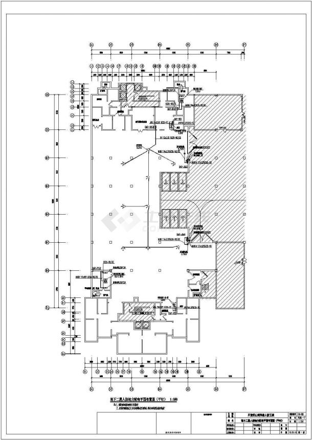 [辽宁]大型住宅小区地下室强弱电施工图23张-图二