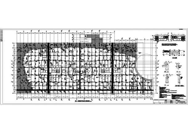 双栋地上27层剪力墙结构公寓楼结构施工图-图二