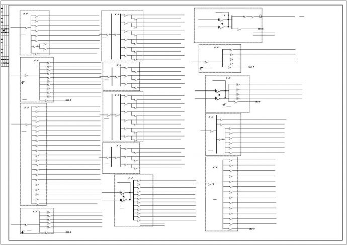 [福建]60000㎡八层大型高层仓库强弱电系统施工图_图1