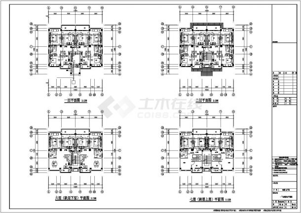 [云南]最新住宅小区全套强弱电图纸81张-图一