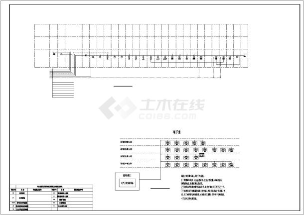 14745㎡大型地下室强弱电完整电气图纸-图二