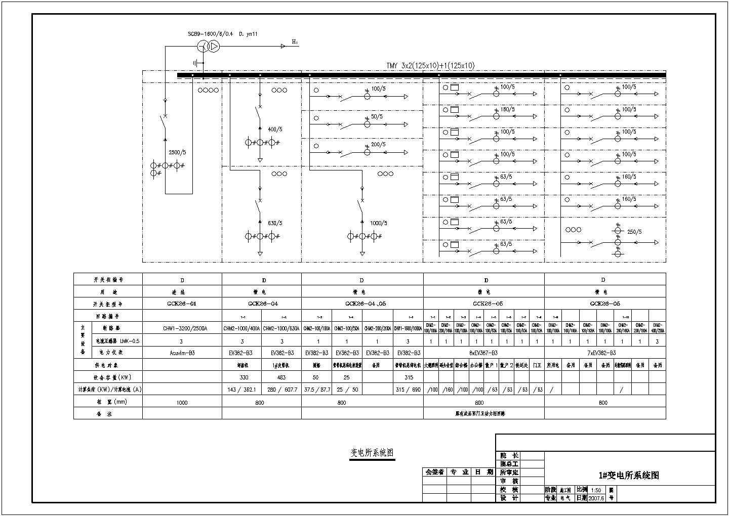 武汉某码头改造工程电气施工图纸
