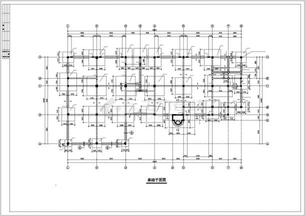 某地办公楼建筑结构全套设计施工图纸-图一