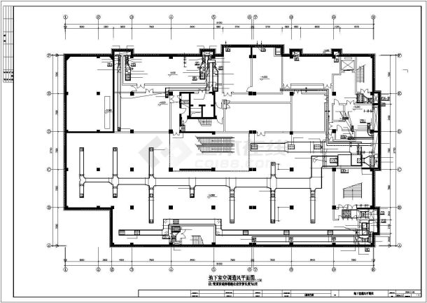 某17092㎡十层商住楼通风空调设计图-图二