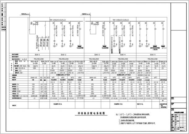 整套商住楼的电气设计图（13张，含各种配电系统图）-图一