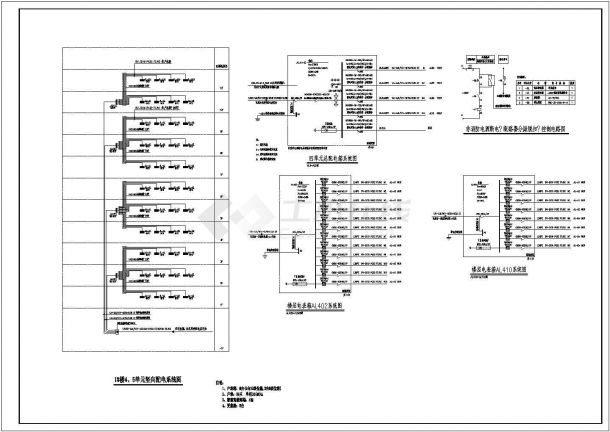 [乐山]某大型住宅小区高低压配电系统图（甲级院设计）-图一