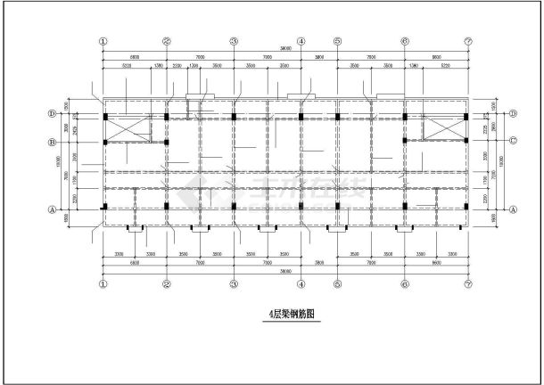 某公司框架结构办公楼结构全套施工图-图一