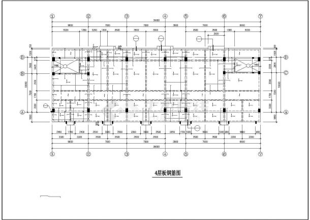 某公司框架结构办公楼结构全套施工图-图二