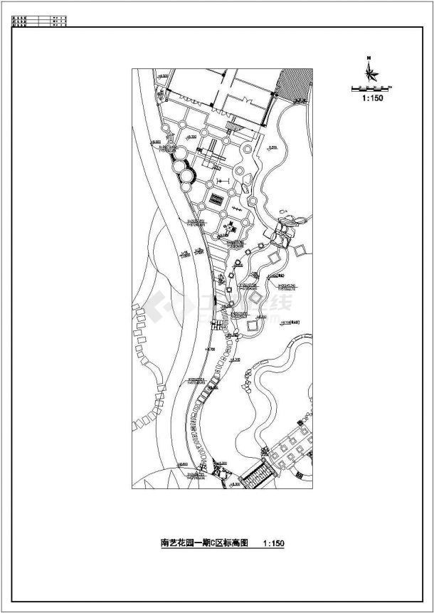 【广州】现代风格花园全套施工全套图纸（共130张图）-图二