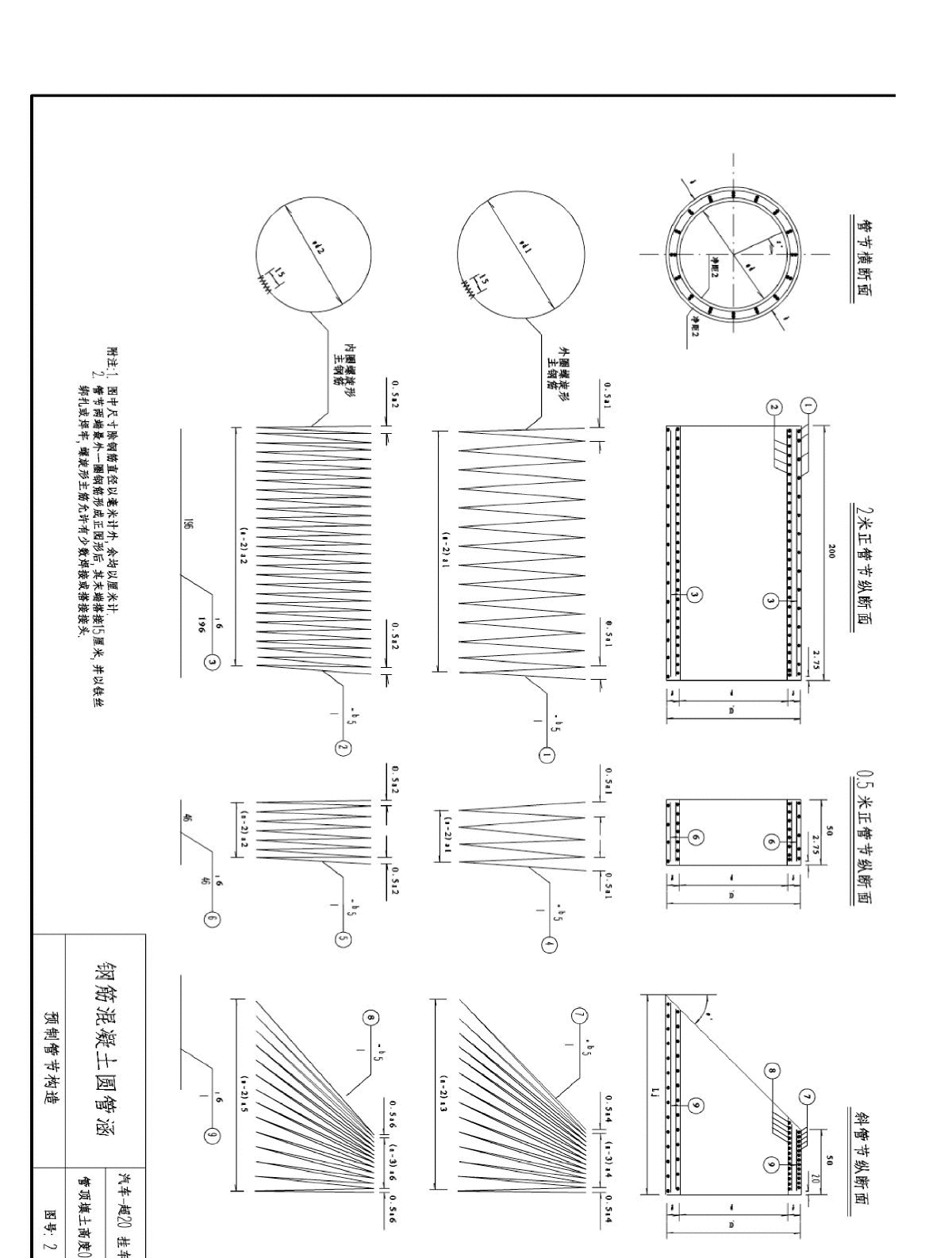涵洞标准图（圆管涵，盖板涵）-图二