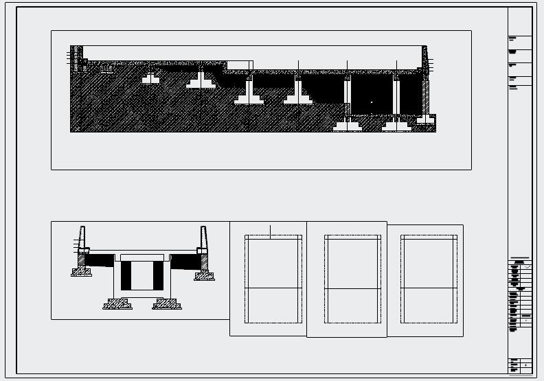 公园架空游泳池结构施工图（共9张图）