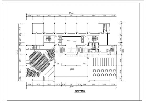 【湖南省】全套某高校综合楼建筑设计方案（共17张图）-图一