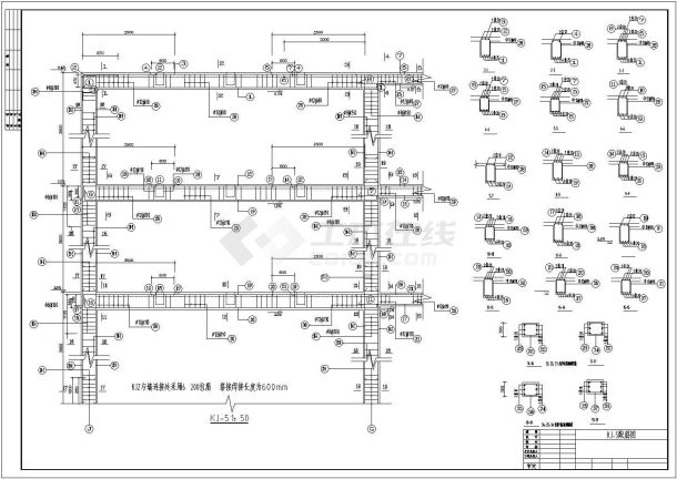 某4184㎡三层框架教学楼全套毕业设计（含计算书，建筑、结构图，施组）-图二