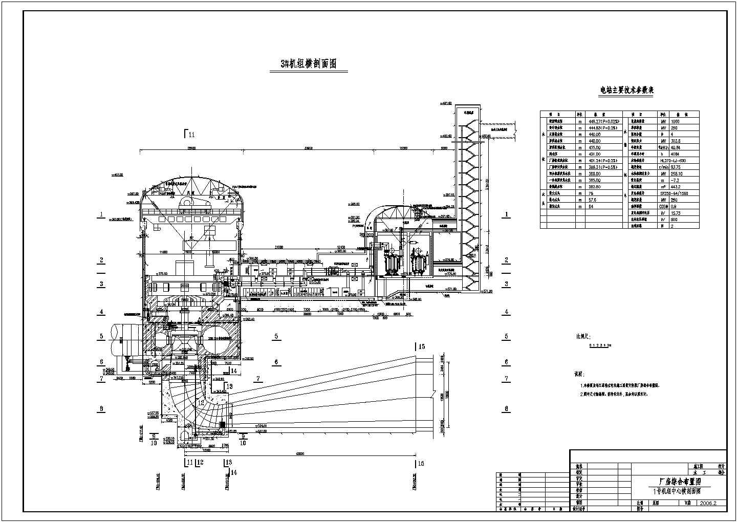 某地区技术施工厂房综合平面设计图