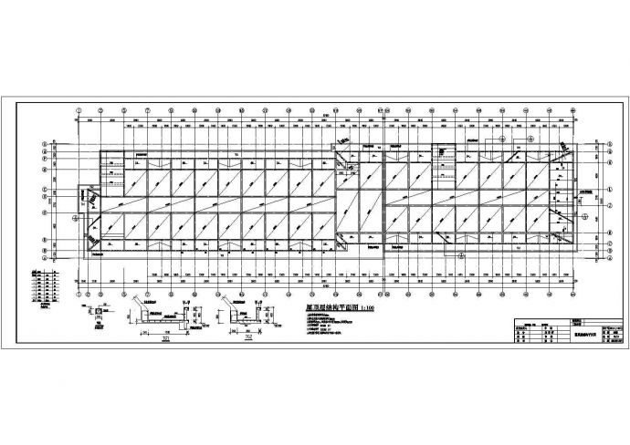 六层混合结构学生公寓施工图（含建施）_图1