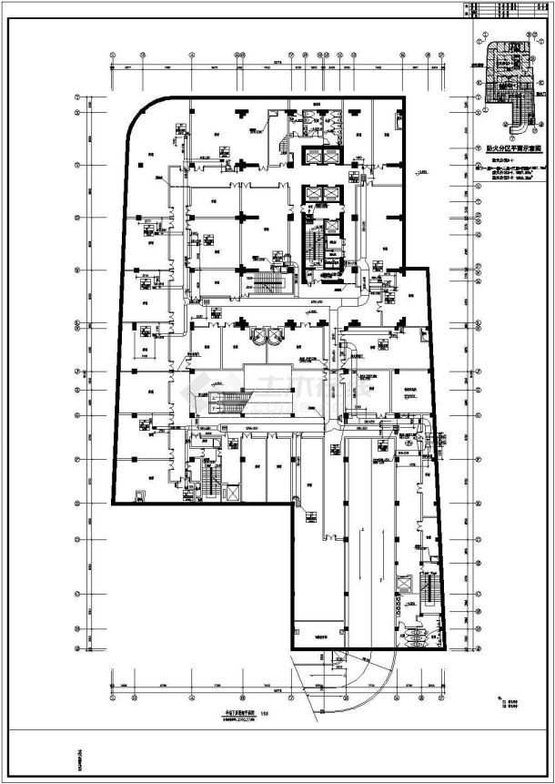 [上海]41000㎡二十四层公寓式商务楼空气调节系统设计施工图-图二