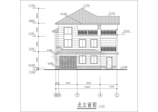 非常漂亮受欢迎的农村自建房施工图(别墅效果)-图一