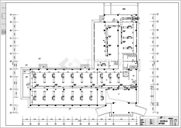 [山东]5600㎡四层招待所中央空调设计图纸-图二