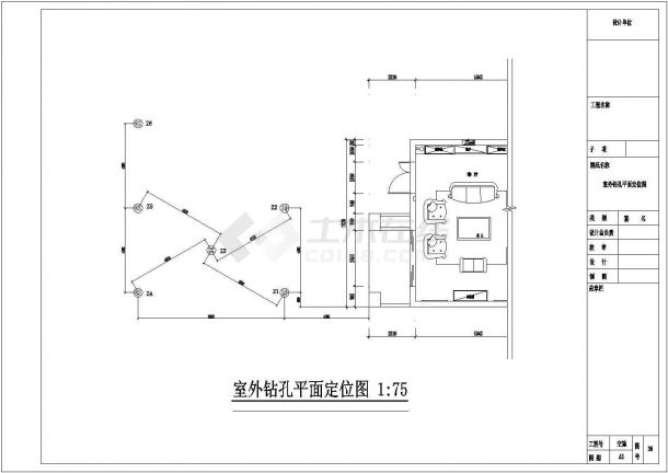 [杭州]240㎡三层别墅地源热泵中央空调系统施工图-图一