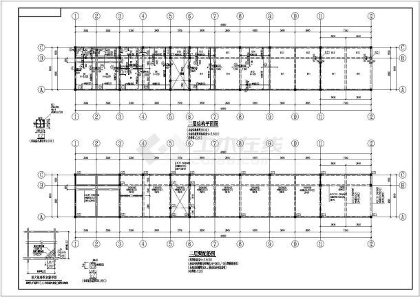 【长沙】某两层砖混结构住宅结构设计施工图-图二