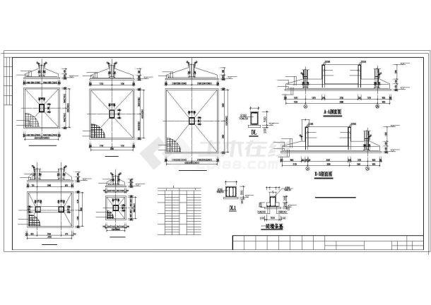 某四层框架结构金属有限公司车间结构图纸（含设计说明）-图一