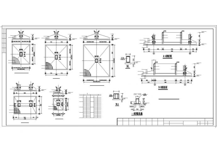 某四层框架结构金属有限公司车间结构图纸（含设计说明）_图1