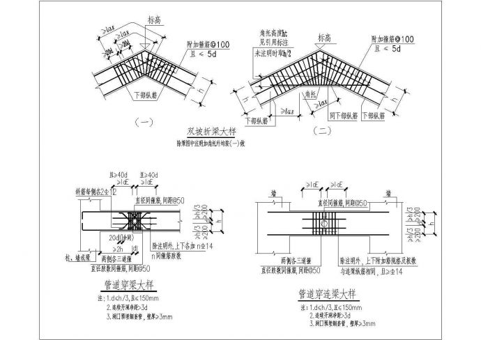 钢筋混凝土结构常用大样图（钢筋大样图）_图1