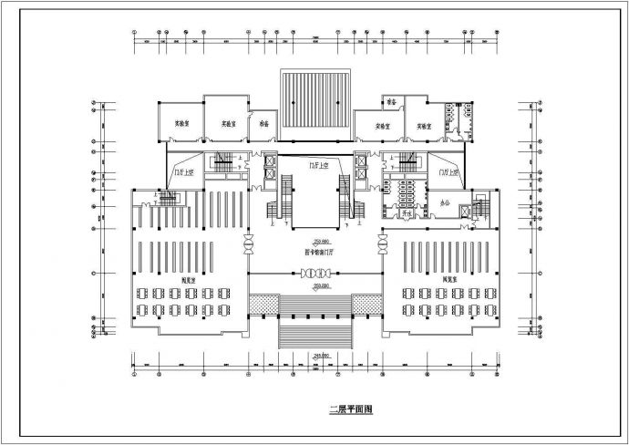 某高校综合楼建筑设计方案（共17张图纸）_图1
