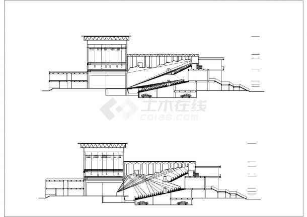 [福州]某7145㎡剧场建筑设计方案(有效果图，高25米)-图一