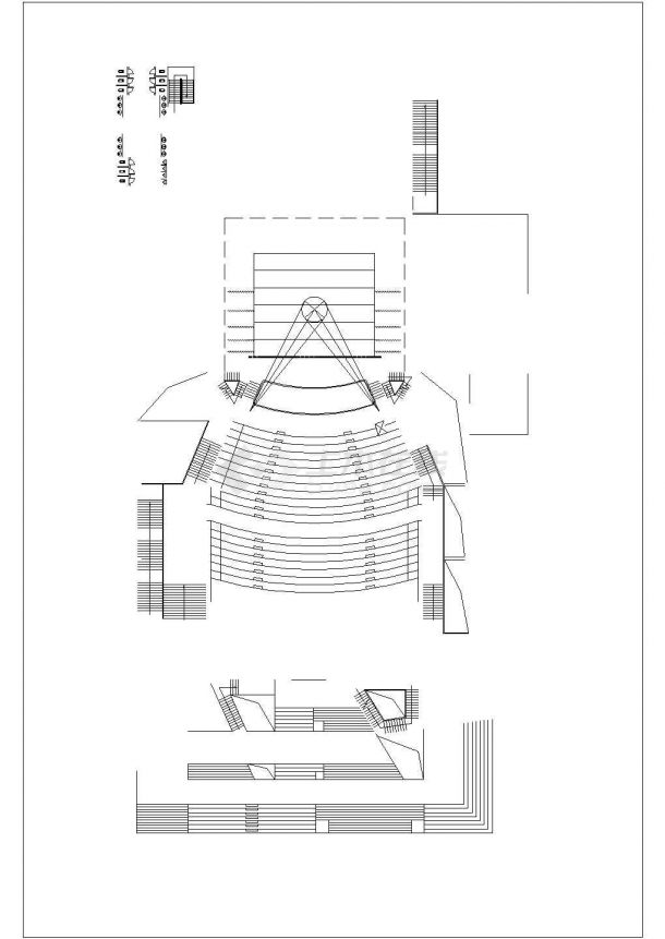 [福州]某7145㎡剧场建筑设计方案(有效果图，高25米)-图二