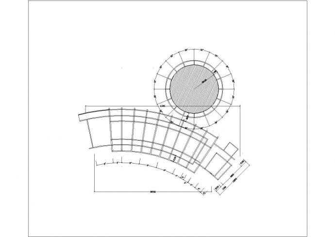 某居住区3498㎡三层蒙莎顶会所建筑方案图（高12米）_图1