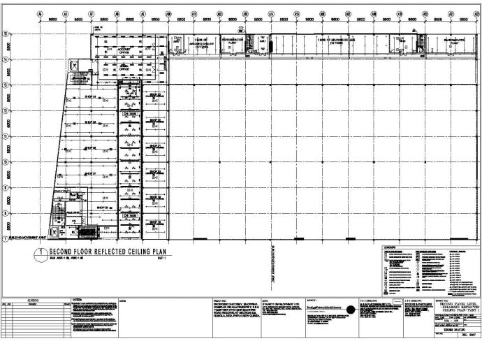 43000平方米国外设计院投标建筑施工图纸集（地下一层）_图1