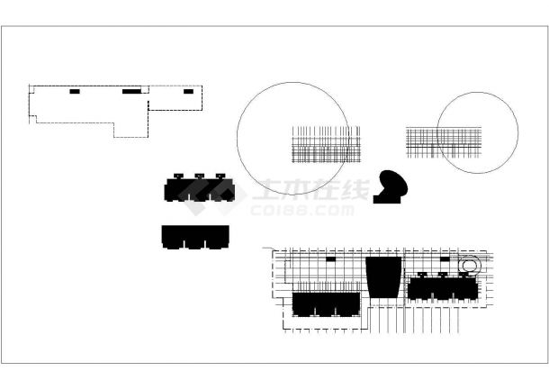 11674平方米某综合现代小区项目施工图（C段地下机械车库)-图二
