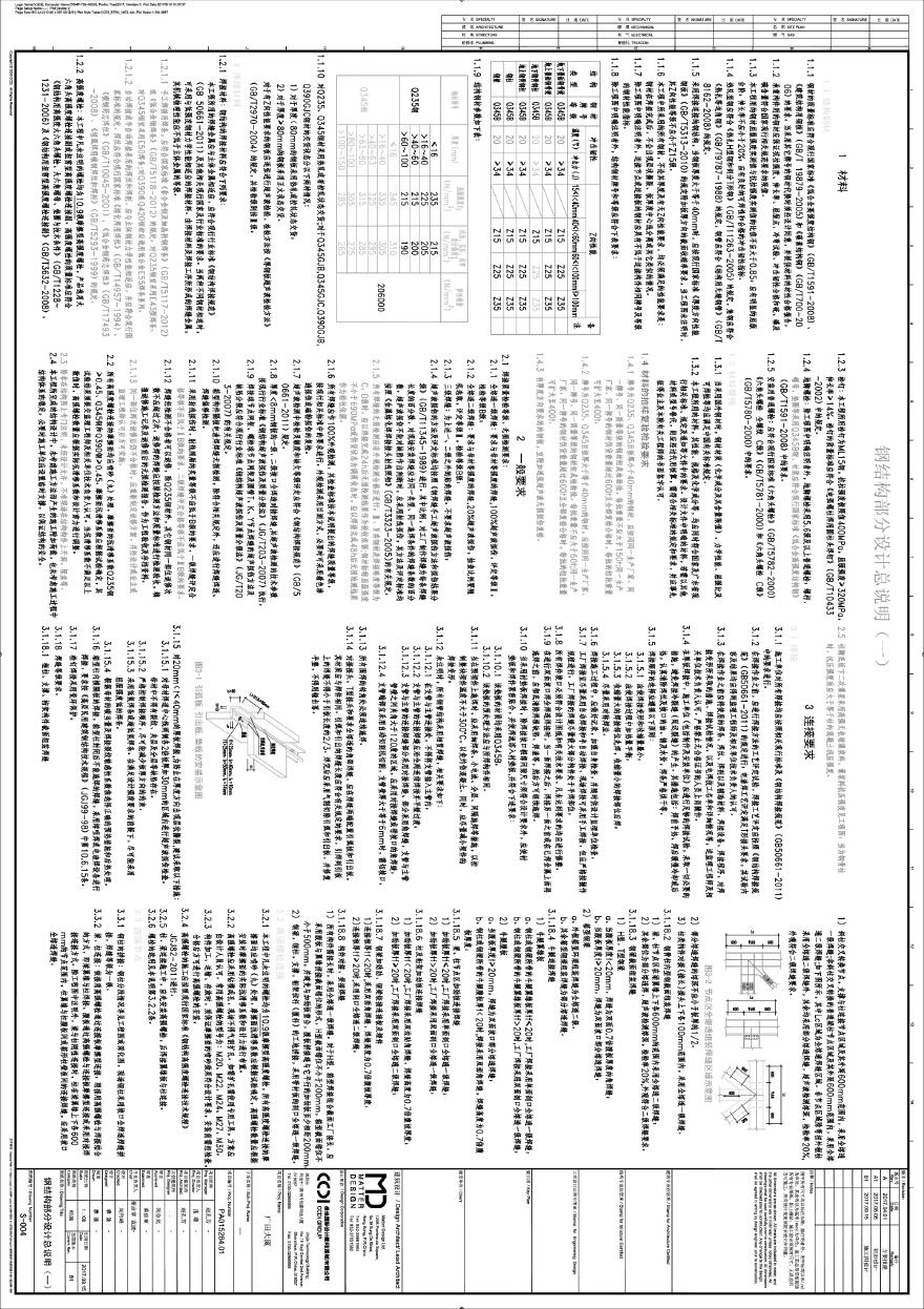 钢结构部分设计总说明-Model1-图一