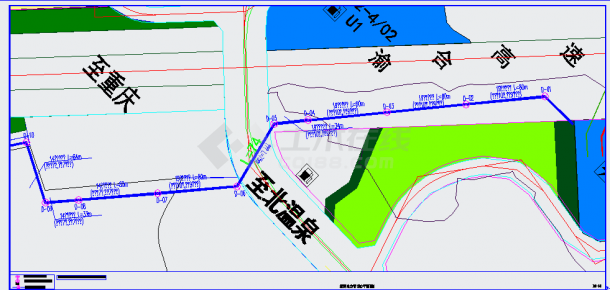 [重庆]电力管网工程设计施工图纸-图一