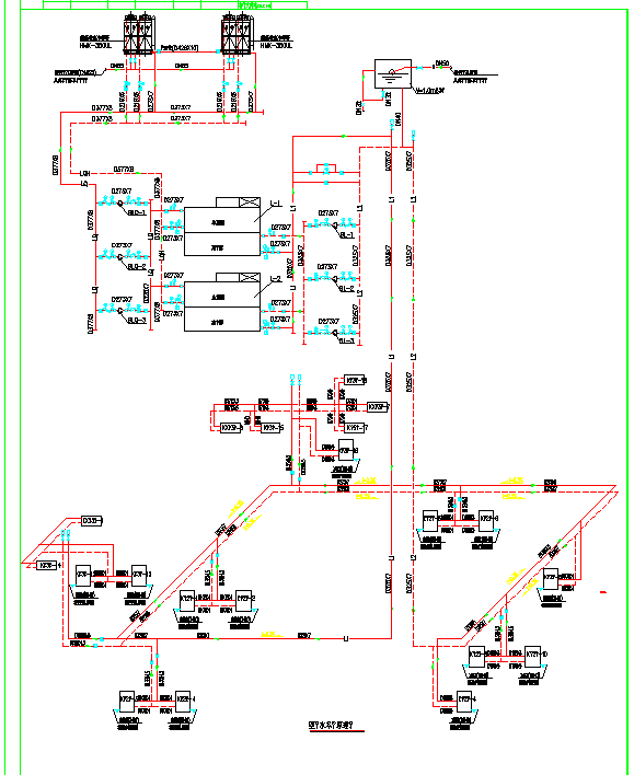 [珠海]20000㎡三层大型超市空调设计施工图_图1