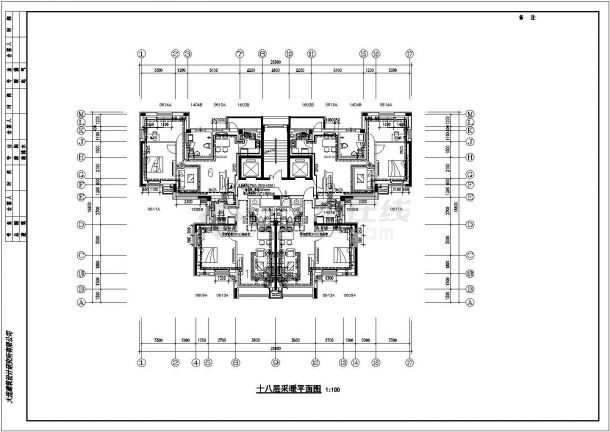 [辽宁]6322.36㎡十八层住宅楼采暖系统设计施工图-图二