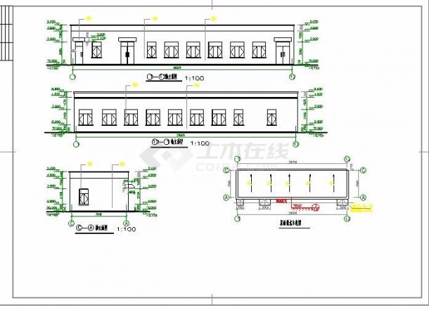 新疆244㎡某单层碳化硅专用微粉项目配电室建筑施工图-图二