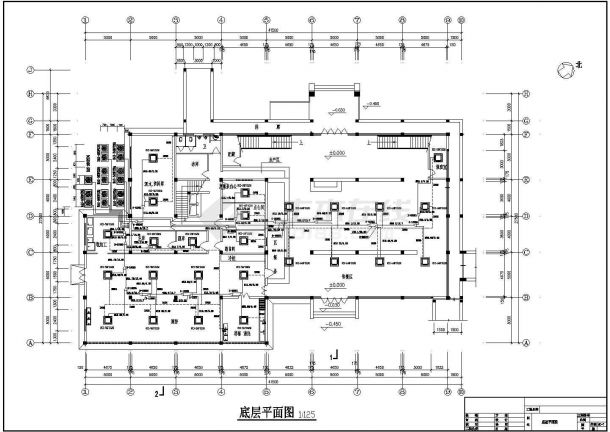 [江苏]行政服务区舒适型空调系统设计施工图（结构形式多）-图二