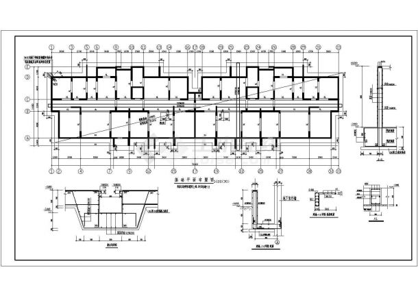 某国际花园住宅楼框架建筑结构施工图-图二