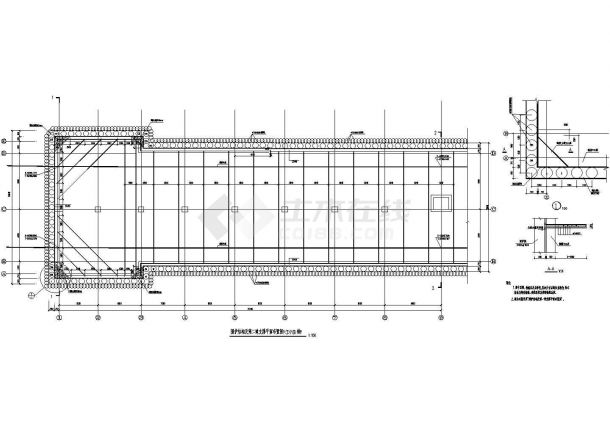 某火车站改造地下空间配套项目围护结构设计图-图二