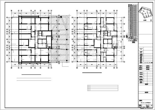 7度区33层剪力墙结构高层住宅楼结构施工图-图一