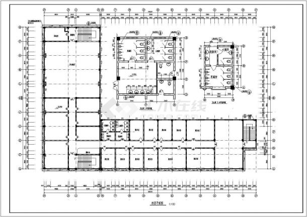 【浙江省】现代风格酒店建筑施工图（含设计说明，共九张图纸）-图二