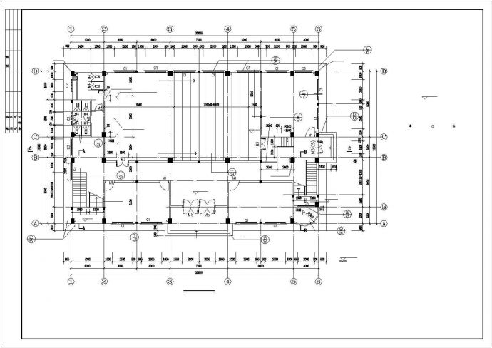 五层小学科教楼建筑施工图（共8张图纸）_图1
