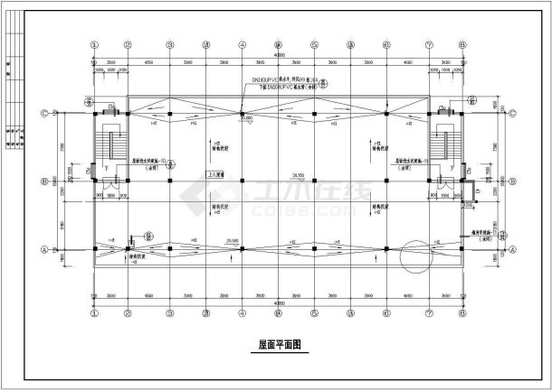 某开发区工厂宿舍楼装修设计施工图-图二