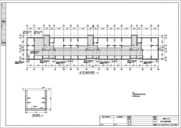 【黑龙江】17层剪力墙高层住宅楼结构施工图（地下一层车库）-图一