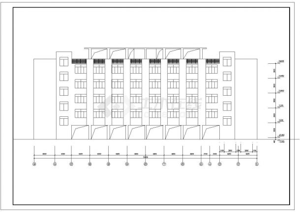 某地教学楼建筑设计方案图（共7张）-图一